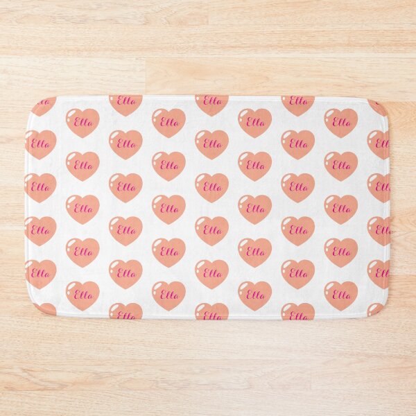 Item preview, Ella Name with orange Heart  designed and sold by Monika Howarth.