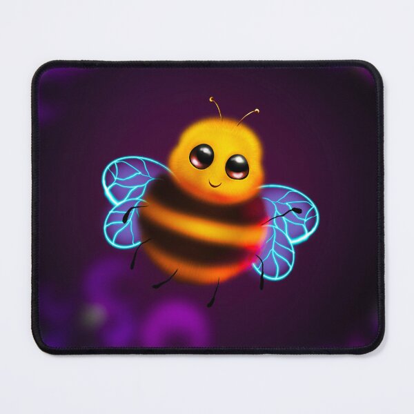Item preview, Golden Honey Bee with Neon Glowing Wings designed and sold by STYLO FASHION.