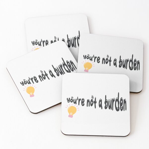 Item preview, You Are Not a Burden – Mental Health Affirmation for Self-Worth and Emotional Healing designed and sold by sbadesignstudio.