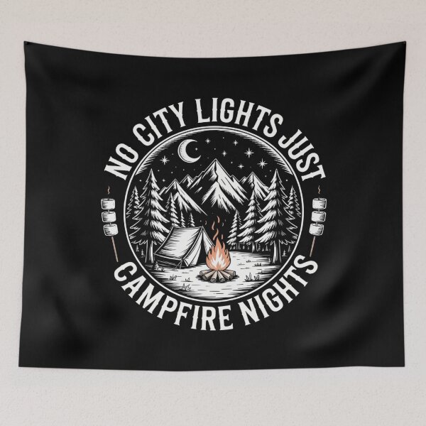 Item preview, Camping Lovers Campfire Camp Aesthetic designed and sold by blueyeeti.