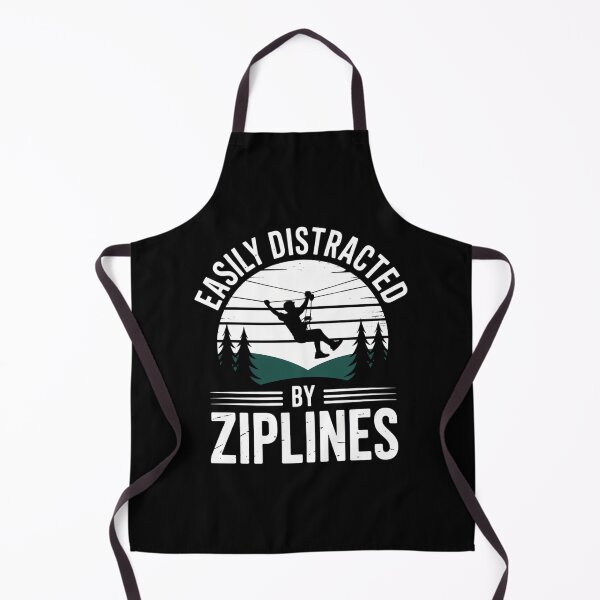 Item preview, Easily Distracted By Ziplines Funny Ziplining designed and sold by blueyeeti.