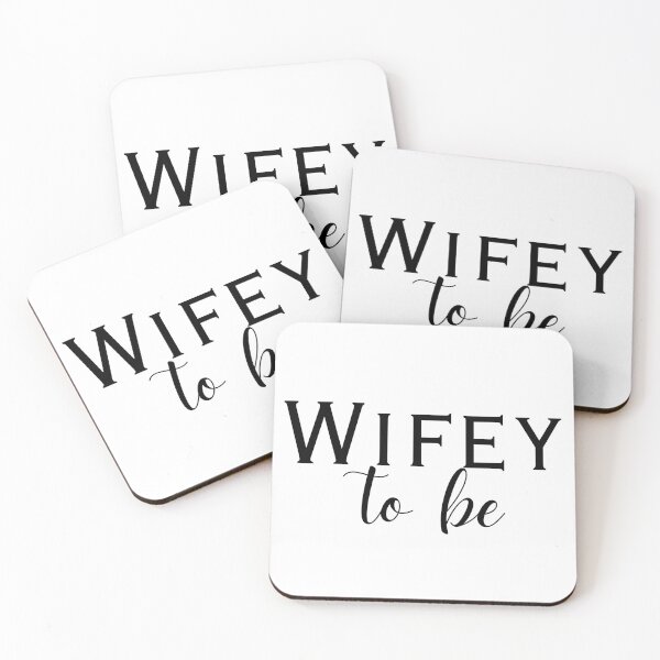 Item preview, Engagement Gift Wifey To Be Wifey Design Wife Gifts For Newly Wife Quotes designed and sold by CCKimShop.