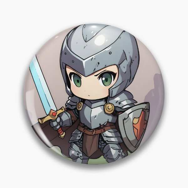 Item preview, Focused Chibi Knight Sword Ready designed and sold by Ledsor.