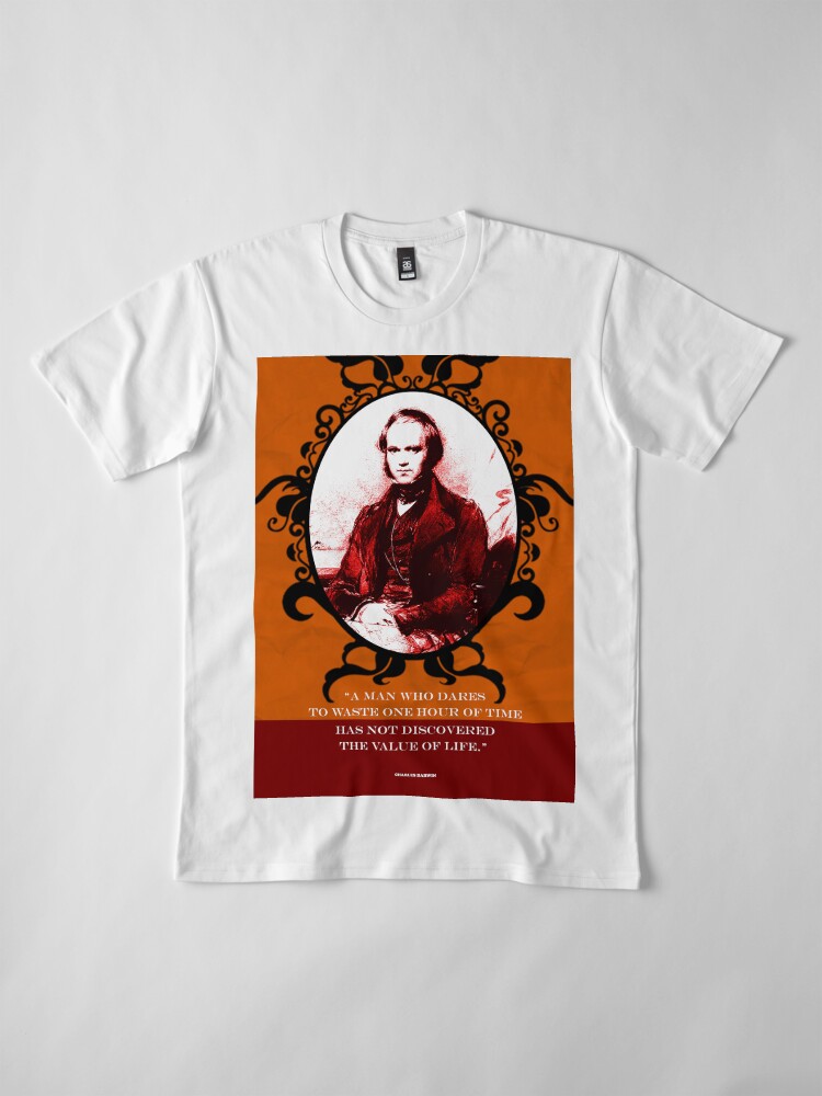 Alternate view of Charles Darwin Quote 4 Premium T-Shirt