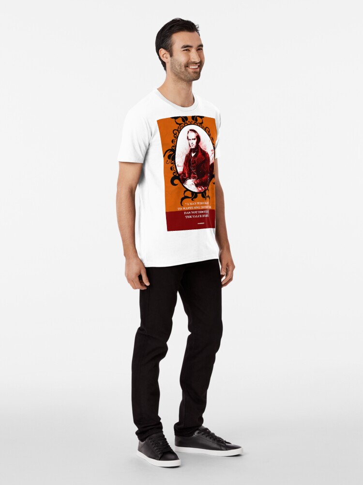 Alternate view of Charles Darwin Quote 4 Premium T-Shirt