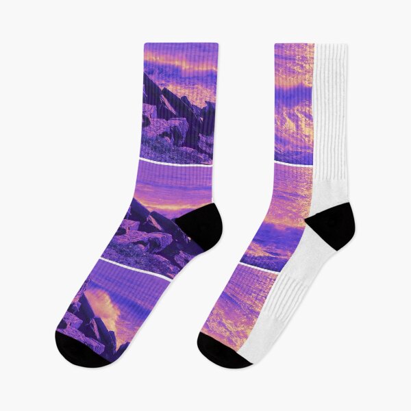 Item preview, Ocean wave crashing into rocks - colorful edit designed and sold by Dryft7.