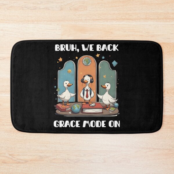 Item preview, "Bruh, we back, Grace mode ON"  Back to school funny Blessed T-shirt designed and sold by OrtegaGrace.