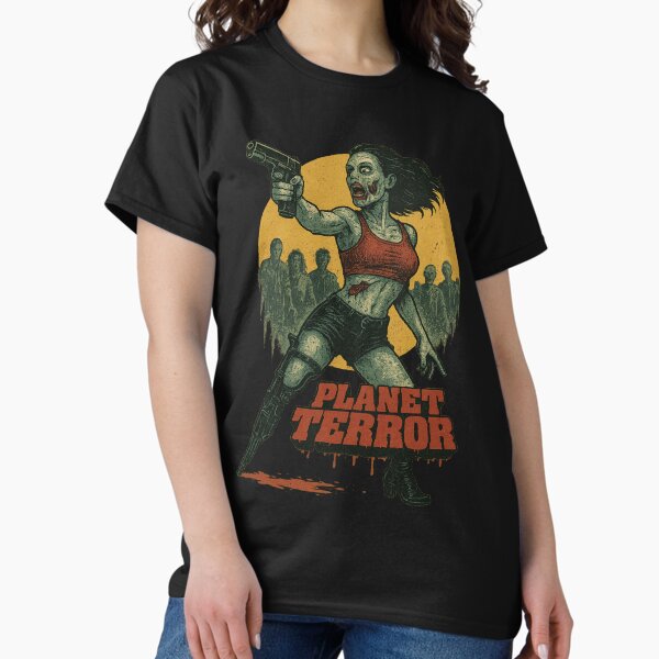 Item preview, Planet Terror Design – Explosive B-movie zombie fan art designed and sold by elsotanodelcine.