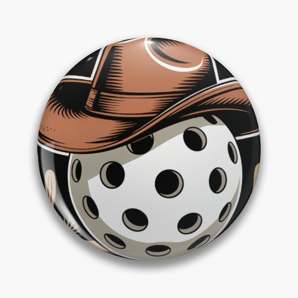 Item preview, Funny Pickleball Paddleball Lovers Western Cowboy designed and sold by blueyeeti.