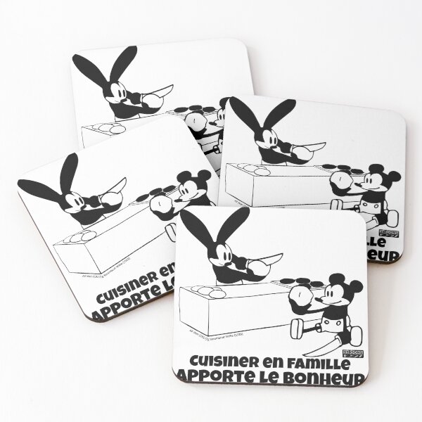 Item preview, Oswald and Mickey - Cooking with Family Brings You Happiness (All Wet, 1927; Steamboat Willie, 1928) (French version) designed and sold by eetoons1927.