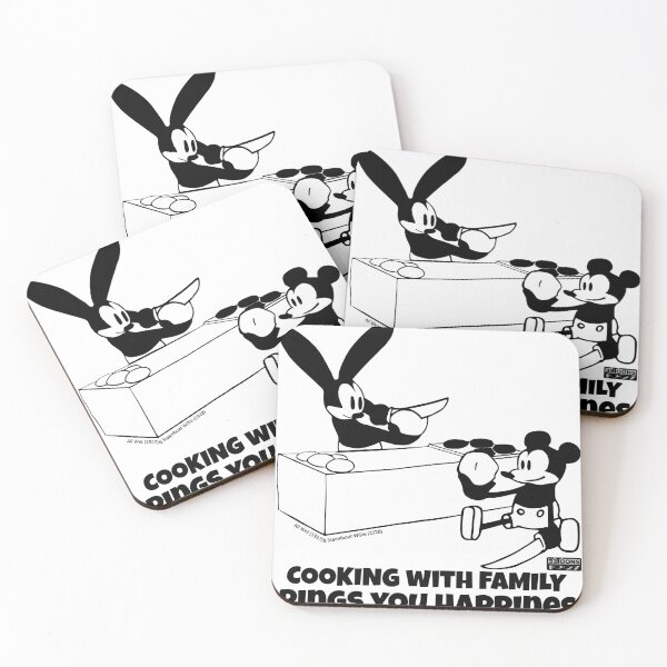 Item preview, Oswald and Mickey - Cooking with Family Brings You Happiness (All Wet, 1927; Steamboat Willie, 1928) designed and sold by eetoons1927.