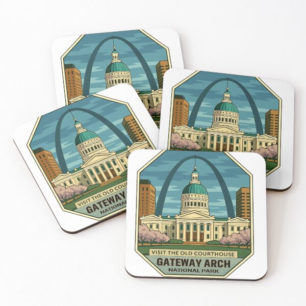 Item preview, Gateway Arch National Park Retro Sticker designed and sold by Ismeal Von.