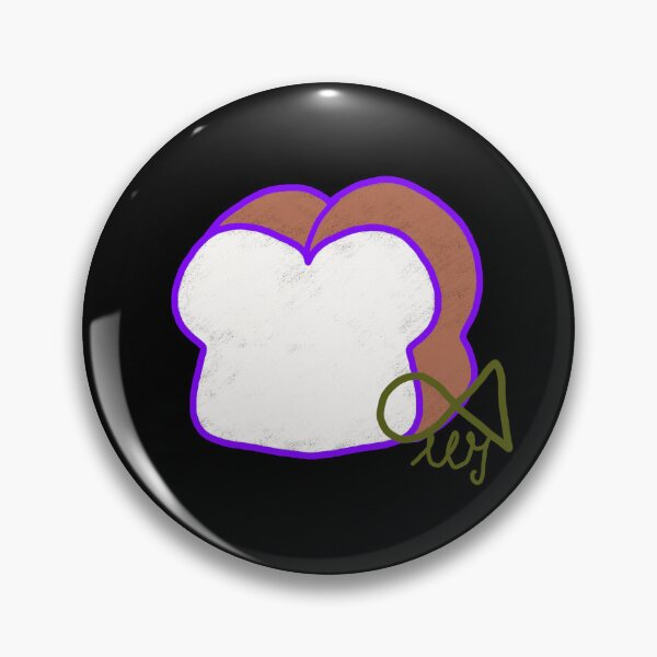 Item preview, LaMaisonOfMY Love or Bread? Toasty Dilemma - Cute Handdrawn Bread COLLECTION No.12 ON BLACK designed and sold by LaMaisonOfMY.