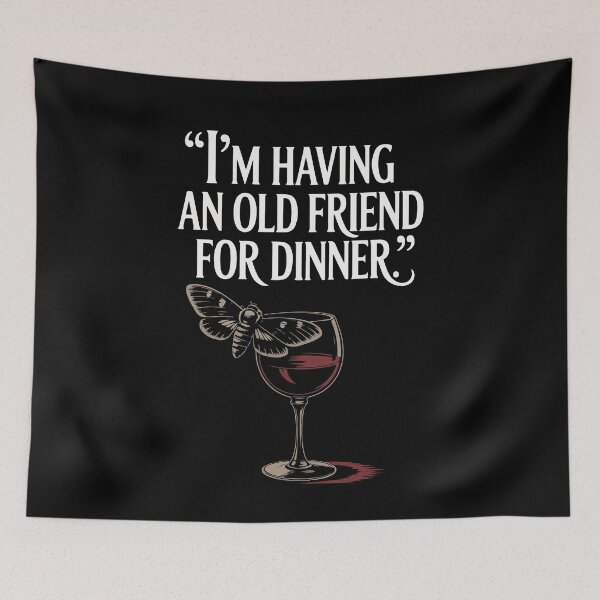 Item preview, The Silence of the Lambs quote, I'm having an old friend for dinner designed and sold by Philip-p22.