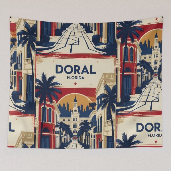 Item preview, Doral Florida 1950s USA Vintage Travel Tourism designed and sold by TravelersGems.