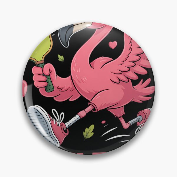 Item preview, Pickleball Paddle Player Funny Flamingo designed and sold by blueyeeti.