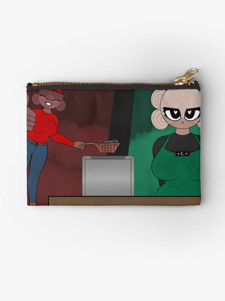 Thumbnail 1 of 4, Zipper Pouch, Minimum Wage Candles and Corretta designed and sold by Lavender-Merch.