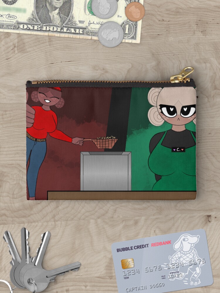 Thumbnail 3 of 4, Zipper Pouch, Minimum Wage Candles and Corretta designed and sold by Lavender-Merch.