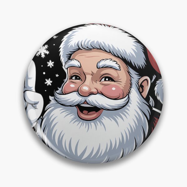 Item preview, Santa Cute Beard Christmas Xmas designed and sold by blueyeeti.