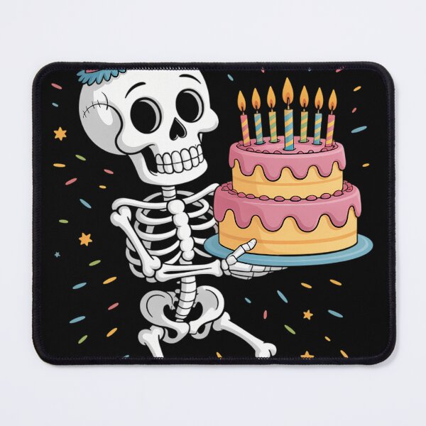Item preview, Skeleton Birthday Bday Party Halloween Funny Skull designed and sold by blueyeeti.