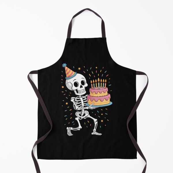 Item preview, Esqueleto Cumpleaños Fiesta de cumpleaños Halloween Calavera divertida designed and sold by blueyeeti.