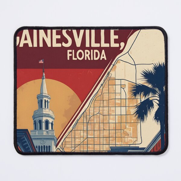 Item preview, Gainesville Florida 1950s USA Vintage Travel Tourism designed and sold by TravelersGems.