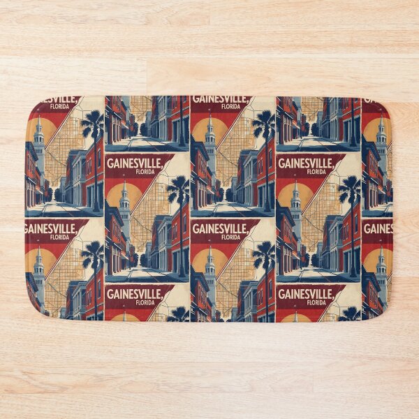 Item preview, Gainesville Florida 1950s USA Vintage Travel Tourism designed and sold by TravelersGems.