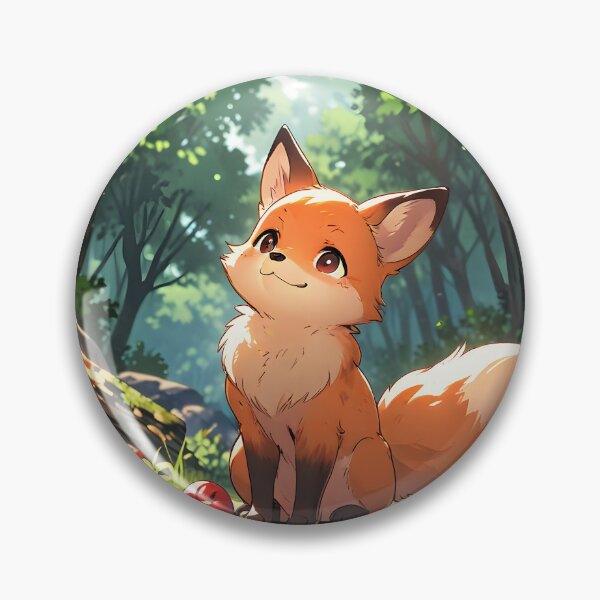 Item preview, Chibi Fox Forest Apple Picker designed and sold by Ledsor.