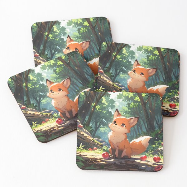 Item preview, Chibi Fox Forest Apple Picker designed and sold by Ledsor.