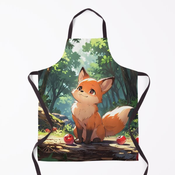 Item preview, Chibi Fox Forest Apple Picker designed and sold by Ledsor.