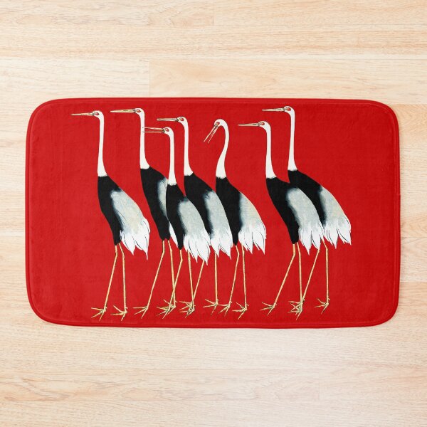 Item preview, Antique Japanese Screen Ogata Korin Cranes designed and sold by Pixelchicken.