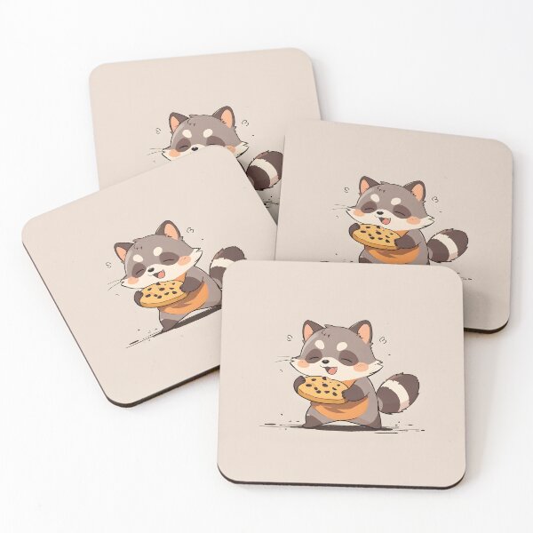Item preview, Chibi Raccoon Cookie Thief Playful designed and sold by Ledsor.