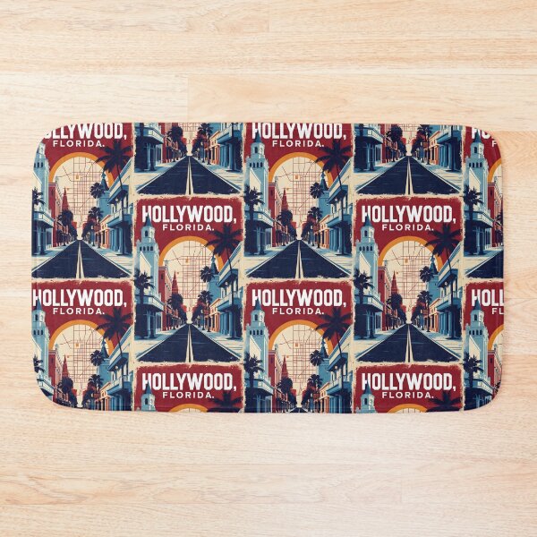 Item preview, Hollywood Florida 1950s USA Vintage Travel Tourism designed and sold by TravelersGems.
