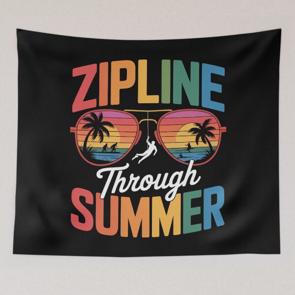Item preview, Zipline Player Funny Ziplining Summer Vacation designed and sold by blueyeeti.