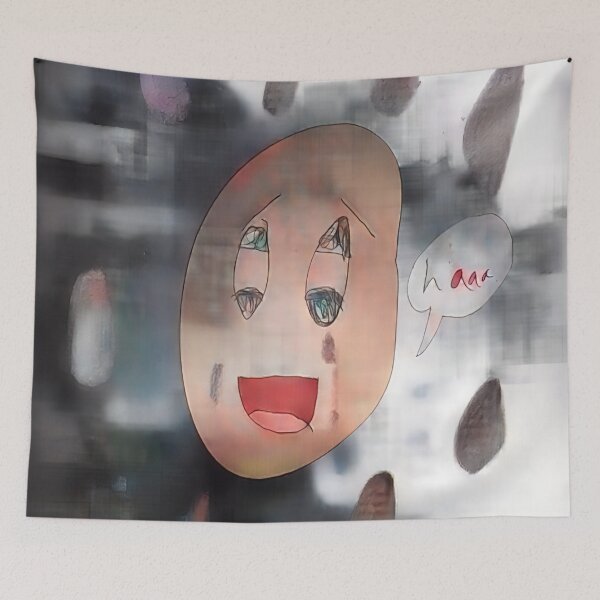 Item preview, “haaa” – the tired face of feeling too much designed and sold by pepecho.