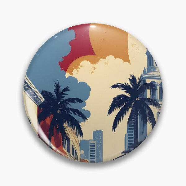 Item preview, Hialeah Florida 1950s USA Vintage Travel Tourism designed and sold by TravelersGems.