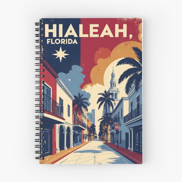 Item preview, Hialeah Florida 1950s USA Vintage Travel Tourism designed and sold by TravelersGems.
