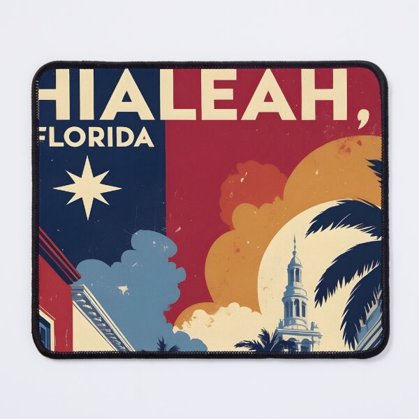 Item preview, Hialeah Florida 1950s USA Vintage Travel Tourism designed and sold by TravelersGems.