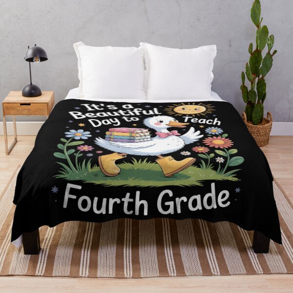 Item preview, Cute Goose 4th Grade Teacher Back To School designed and sold by blueyeeti.