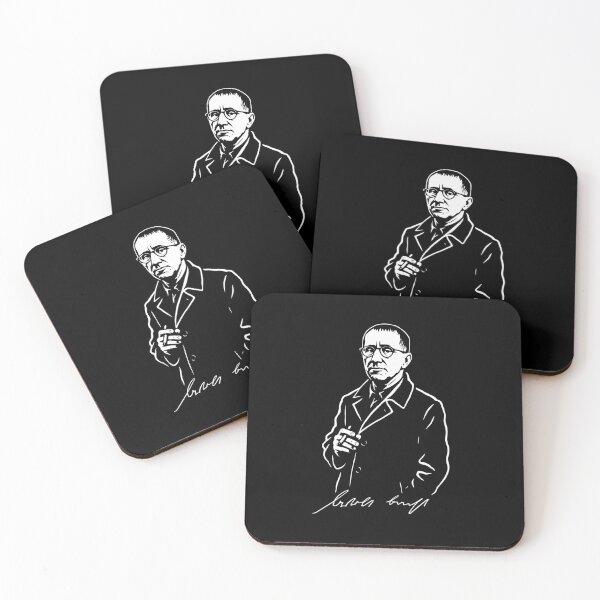 Item preview, Berthold Brecht portrait with cigar designed and sold by Boogosh.