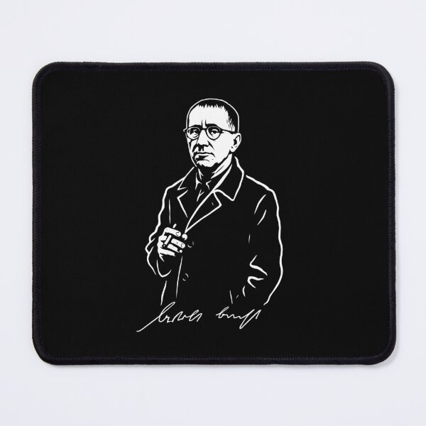 Item preview, Berthold Brecht portrait with cigar designed and sold by Boogosh.
