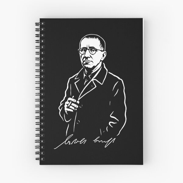 Item preview, Berthold Brecht portrait with cigar designed and sold by Boogosh.
