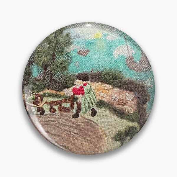 Item preview, Landscape with the fall of Icarus designed and sold by jenbroidery.