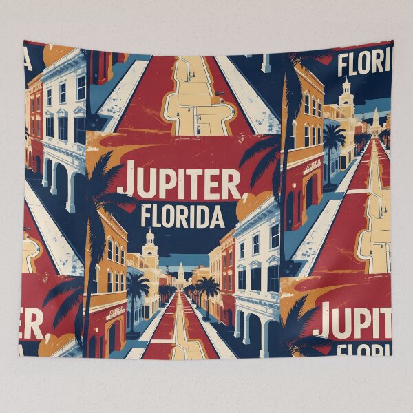 Item preview, Jupiter Florida 1950s USA Vintage Travel Tourism designed and sold by TravelersGems.