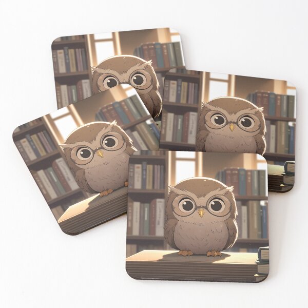 Item preview,  Chibi Owl Reading Glasses Wise designed and sold by Ledsor.