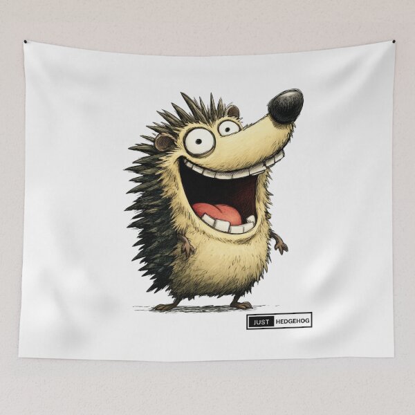 Artikelvorschau, Niedlicher Cartoon-Igel - Just hedgehog Art entworfen und verkauft von CleanDecor.