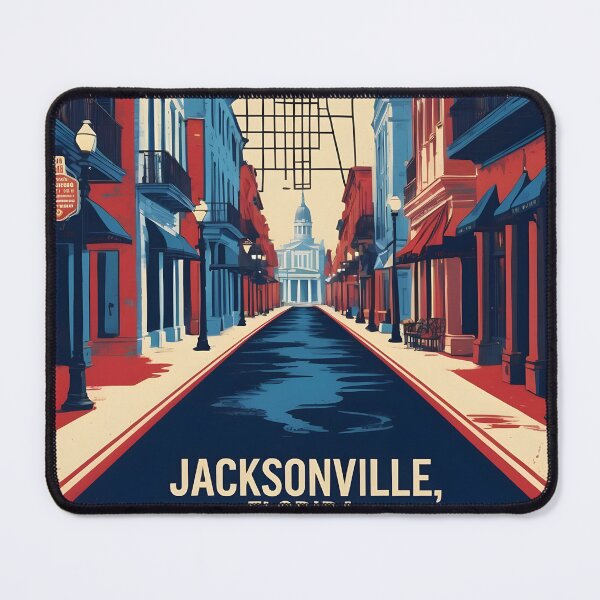Item preview, Jacksonville Florida 1950s USA Vintage Travel Tourism designed and sold by TravelersGems.