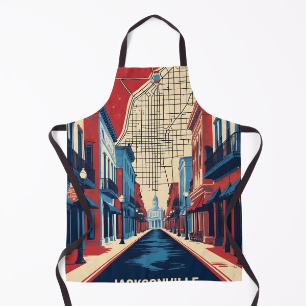 Item preview, Jacksonville Florida 1950s USA Vintage Travel Tourism designed and sold by TravelersGems.
