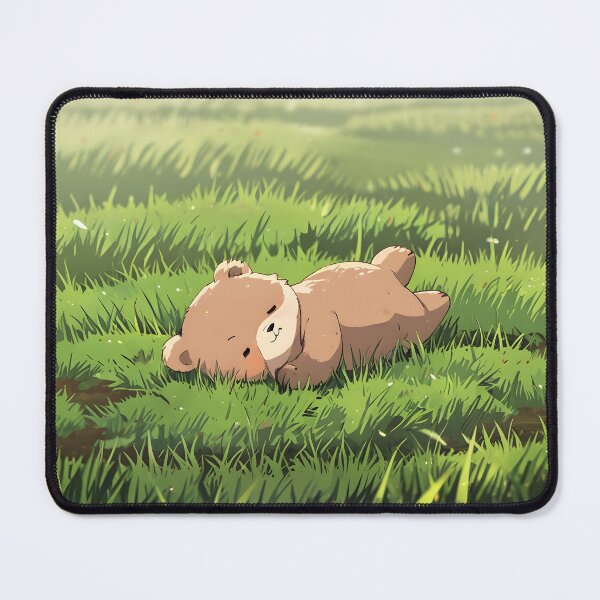 Item preview, Chibi Bear Grass Nap Cozy designed and sold by Ledsor.