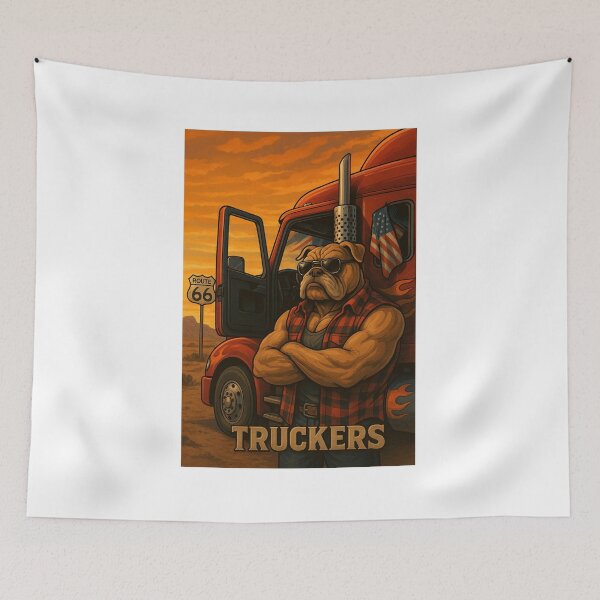 Item preview, Trucker Highway Alpha – Bulldog Trucker Spirit designed and sold by Fleetwood1994.